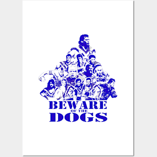 OG FOOTY - Canterbury Bulldogs - BEWARE OF THE DOGS Posters and Art